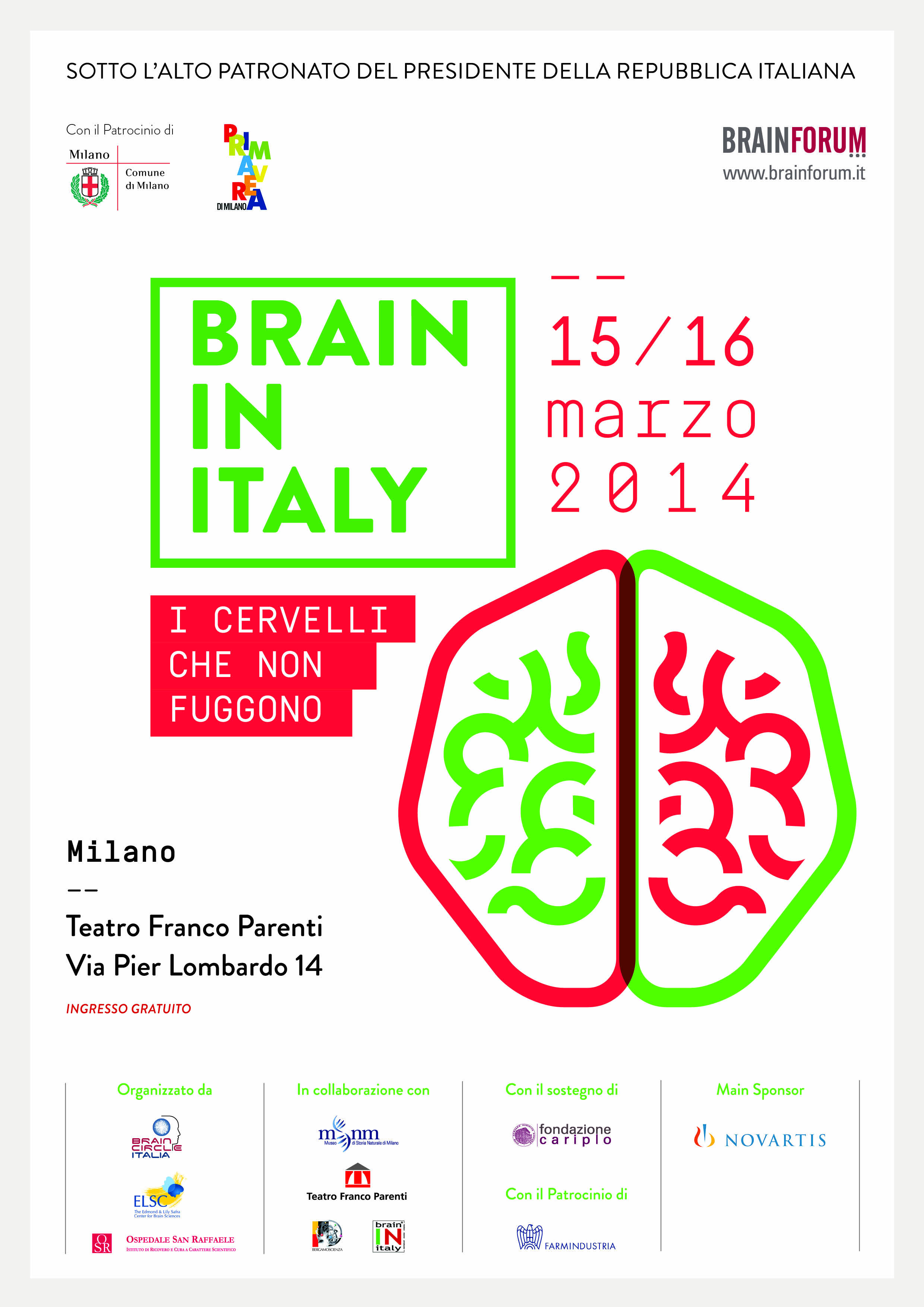 Brain in Italy – I cervelli che non fuggono 2014